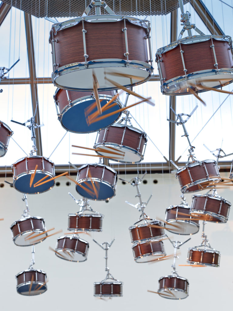 Anri Sala's "The Last Resort," in "Soundwaves: Experient Strategies in Art + Music," on view through May 14, 2022. (Photo by Nash Baker)