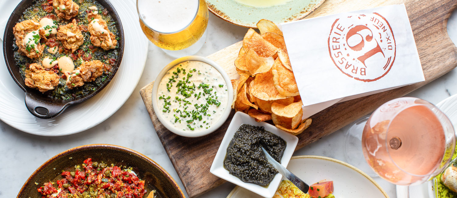 Brasserie 19 retains its original menu while adding dishes created to appeal to the chichi crowd that hangs there. (Photo by Andrew Hemmingway)