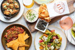Brasserie 19 retains its original menu while adding dishes created to appeal to the chichi crowd that hangs there. (Photo by Andrew Hemmingway)