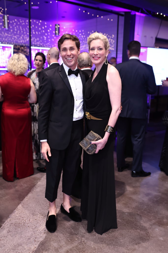 Brandon Weinbrener, Mauri Oliver at the Stages gala (Photo by Quy Tran)