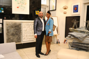 Bruno Gonzalez Lee, Shanequa Smith (Photo by Johnny Than)