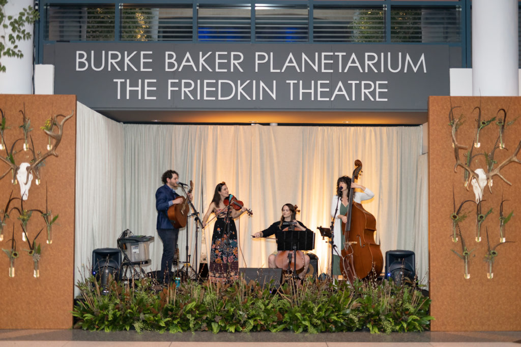 American Dreamer performed during the cocktail hour  at the Houston Museum of Natural Science The Great Outdoors gala (Photo by HMNS Photographer Mike Rathke)