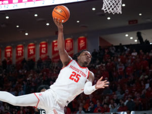 University of Houston Cougars basketball team clinched the American Athletic Conference crown with a win over Cincinnati, 71-53 at the Fertitta Center