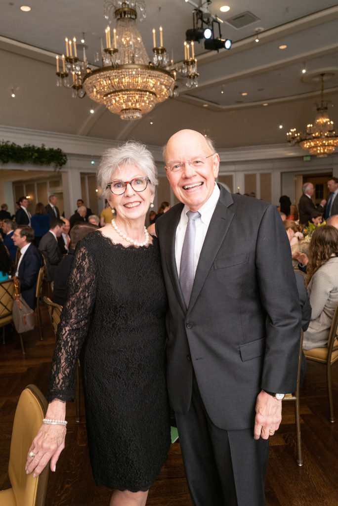 Preservation Houston Cornerstone Dinner chairs Gayle & Bob Eury. 