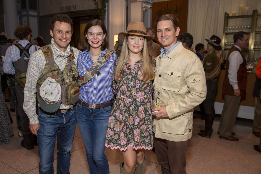 Daniel & Jane Zilkha, Anna McNair Lindamood & Paul Lindamood at the HMNS gala (Photo by Jenny Antill)