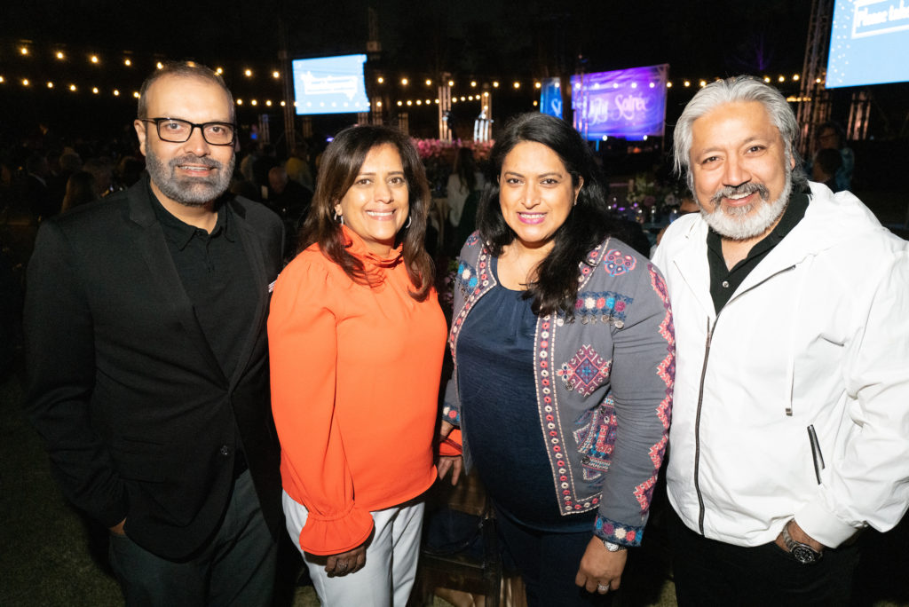 Dhiren & Anila Shethia, Tanya & Rick Pal (Photo by Daniel Ortiz Courtesy of Memorial Park Conservancy)
