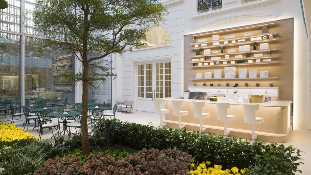 La Pâtisserie Dior is a sweet sanctuary all its own. (Photo by  © Kristen Pelou)
