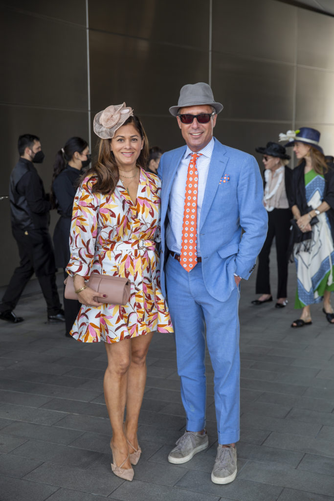 Katherine Orellana Ross, Mark Sullivan at Hermann Park Conservancy's Hats in the Park Luncheon (Photo by Jenny Antill)