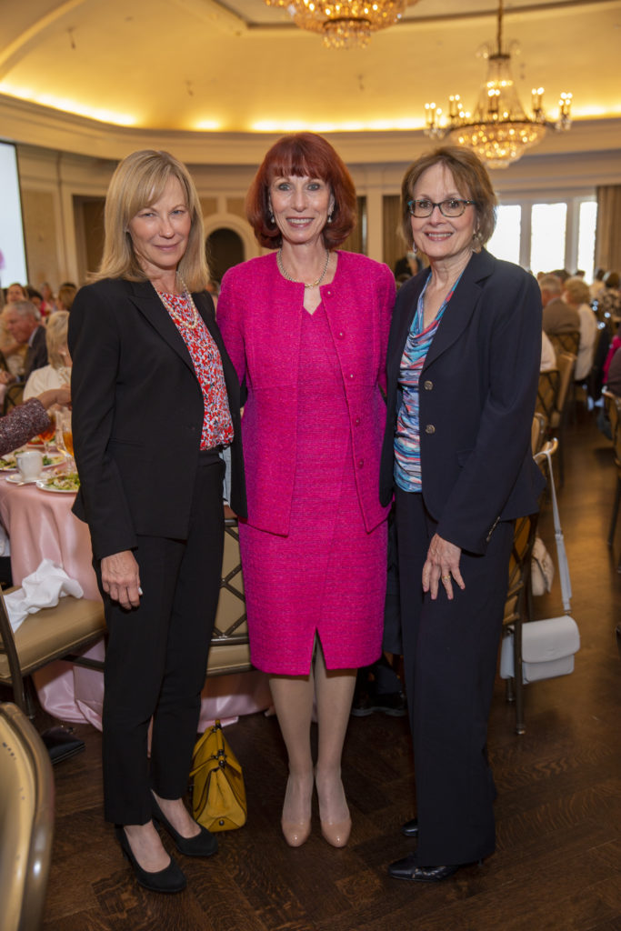 Sue Flaman, Julie Dill, Elaine Musick at The Rose luncheon