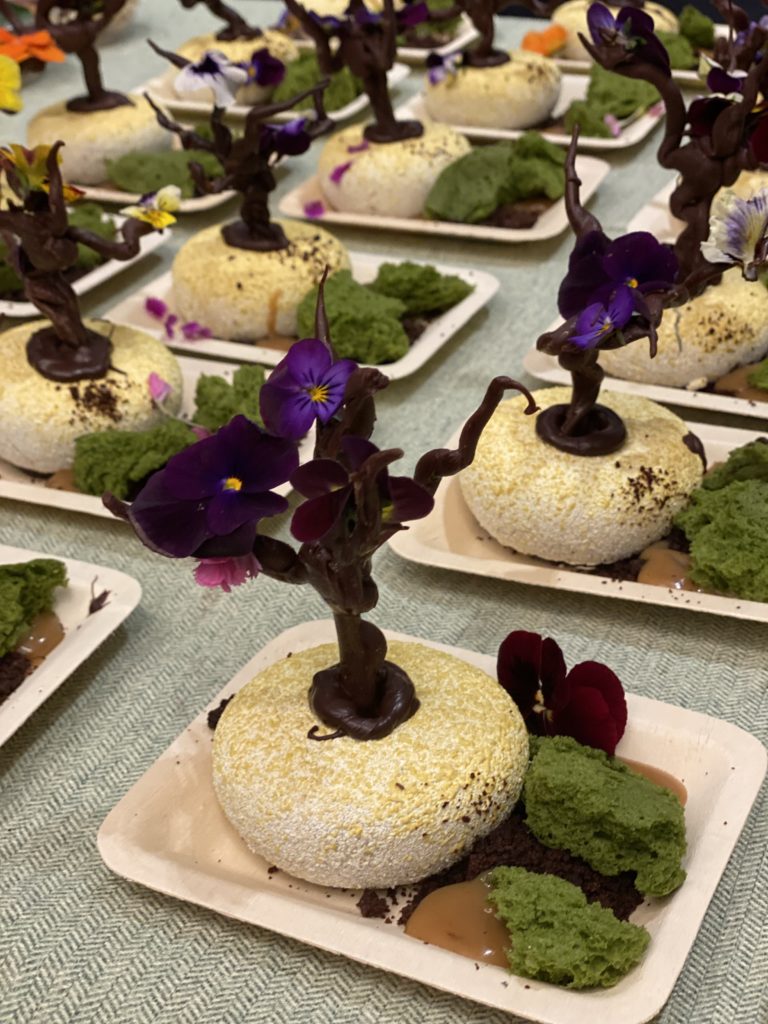 One of Money Cat's duo of creative entries in the Truffle Masters competition held at C.Baldwin Hotel. (Photo by Shelby Hodge)