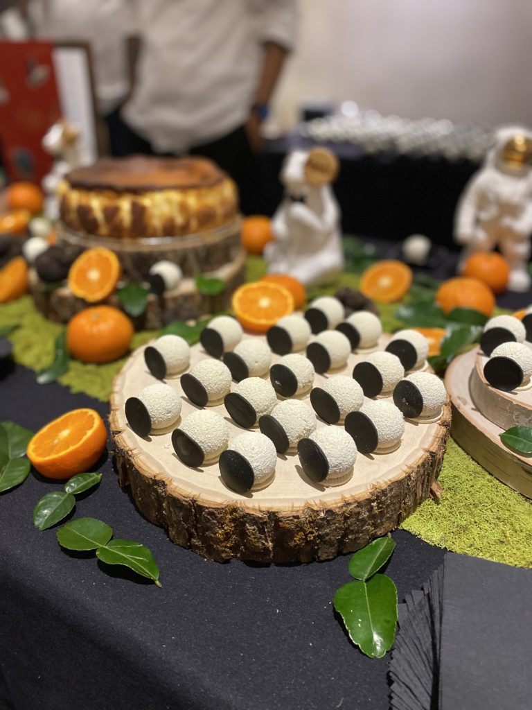 BCN/MAD executive chef Luis Roger and his team take top honors at the Truffle Masters competition with the Winter Truffle Basque cheesecake with tangerine and apricot confit. (Photo by Shelby Hodge)