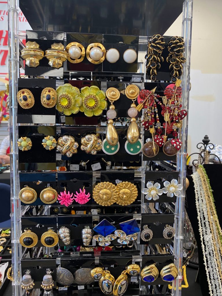 Oodles of costume jewelry at the Salvation Army Auxiliary Reflections on Style Chic Boutique