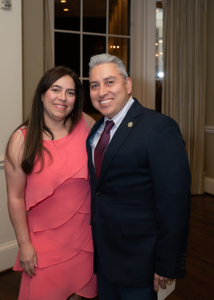 Ruby & Clemente Rodriguez, Rice University Chief of Police, at the salute to Cynthia and Life Trustee Bucky Allshouse