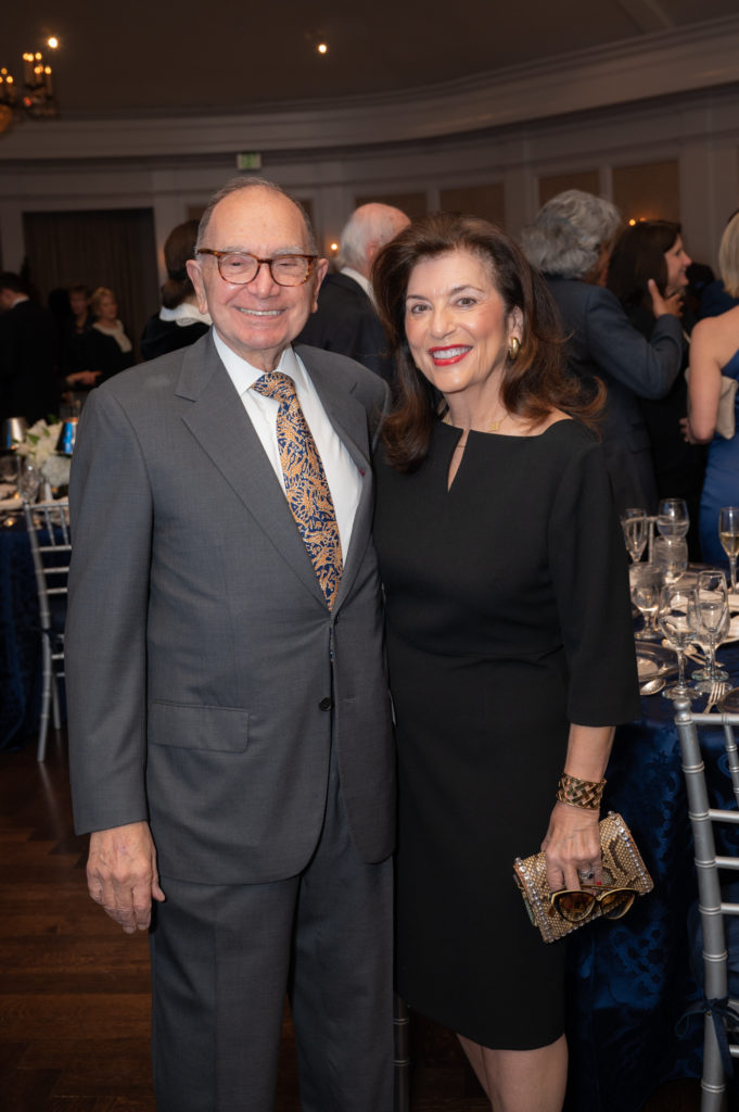 Ambassadord Edward P. Djerejian, Dancie Ware at the Rice University salute to Cynthia and Bucky Allshouse