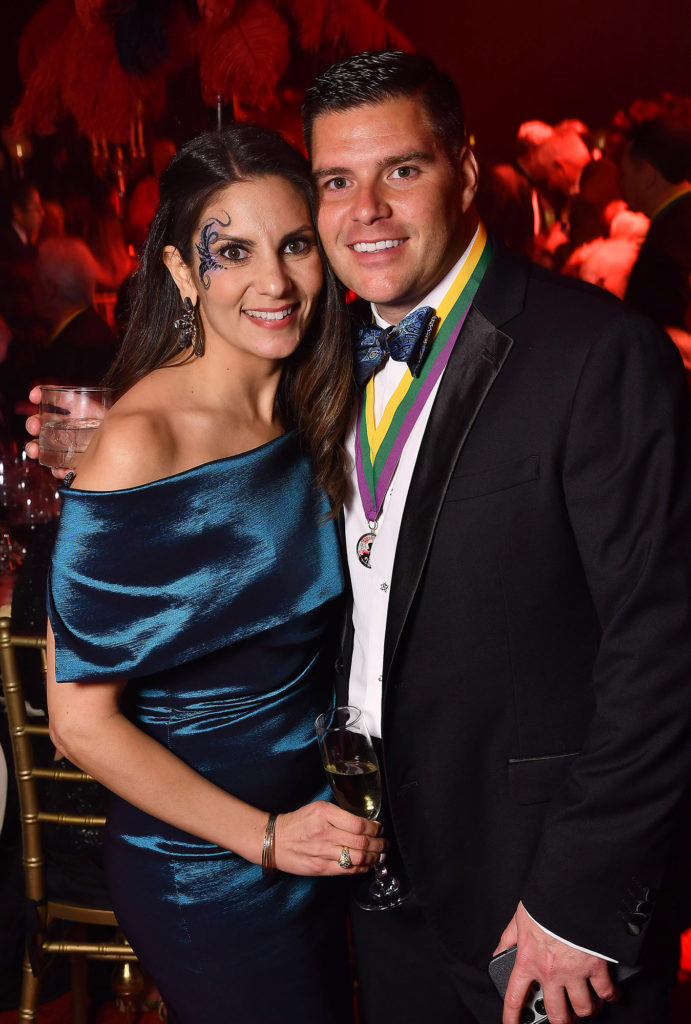 Jennifer & Tyler Vickery at the annual San Luis Salute in Galveston. (Dave Rossman photo)