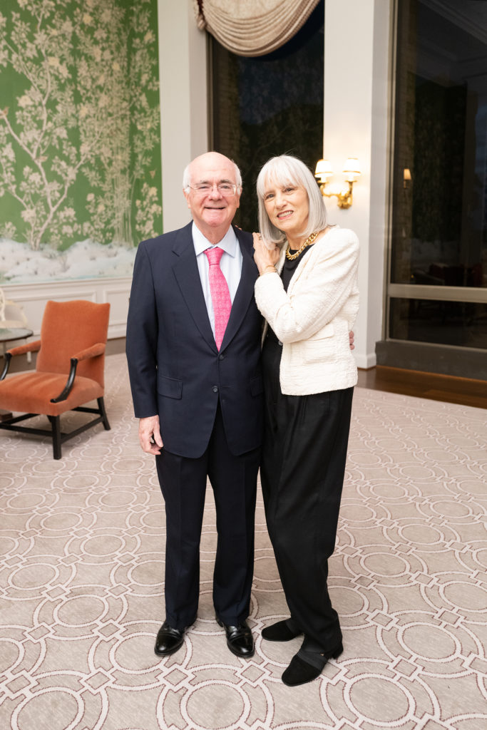 John & Julie Cogan at Preservation Houston's Good Brick Awards dinner.