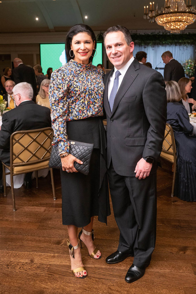 Kristy & Chris Bradshaw at Preservation Houston's Good Brick Awards dinner.