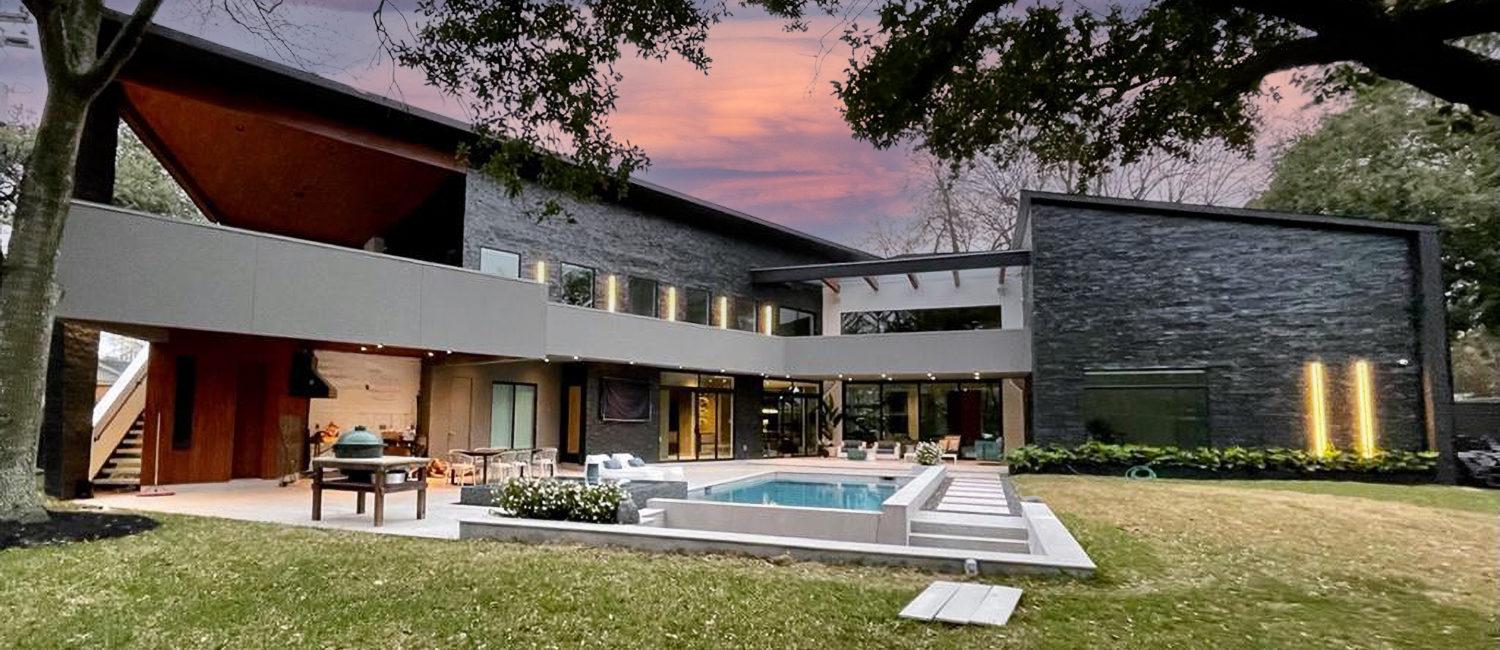 The Galleria/Uptown area home that headlines the Houston Modern Home Tour is the work of LEAM Design + Build. (Photo by LEAM Design Build)