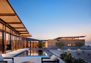Horizon House, Las Vegas, with rammed-earth walls, designed by Lake | Flato