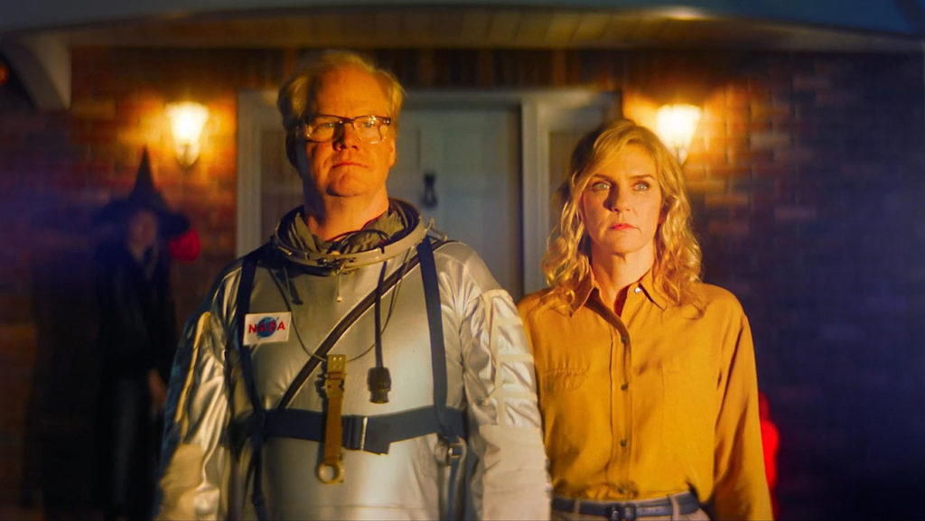 Jim Gaffigan stars in "Lineolum," a surreal film about a man who always wanted to be an astronaut.