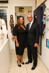 Mary Watkins, honorary chair Percy Creuzot (Photo by Johnny Than)