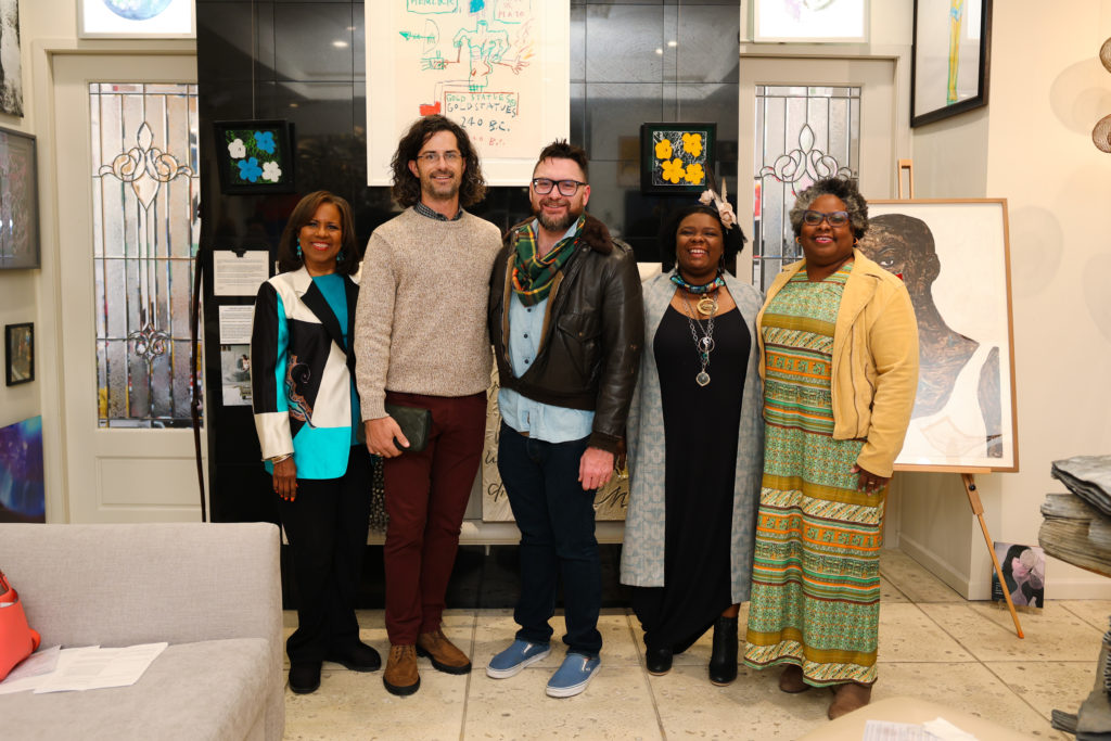 Melanie Lawson, George Johnston, John Abodeely, Ahshia Berry, Necole Irvin (Photo by Johnny Than)