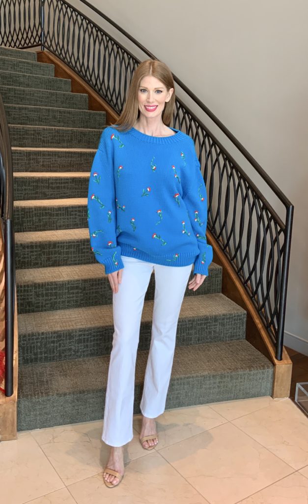 Jonathan Cohen knit sweater and slacks. (Photo by Jennifer Greene)