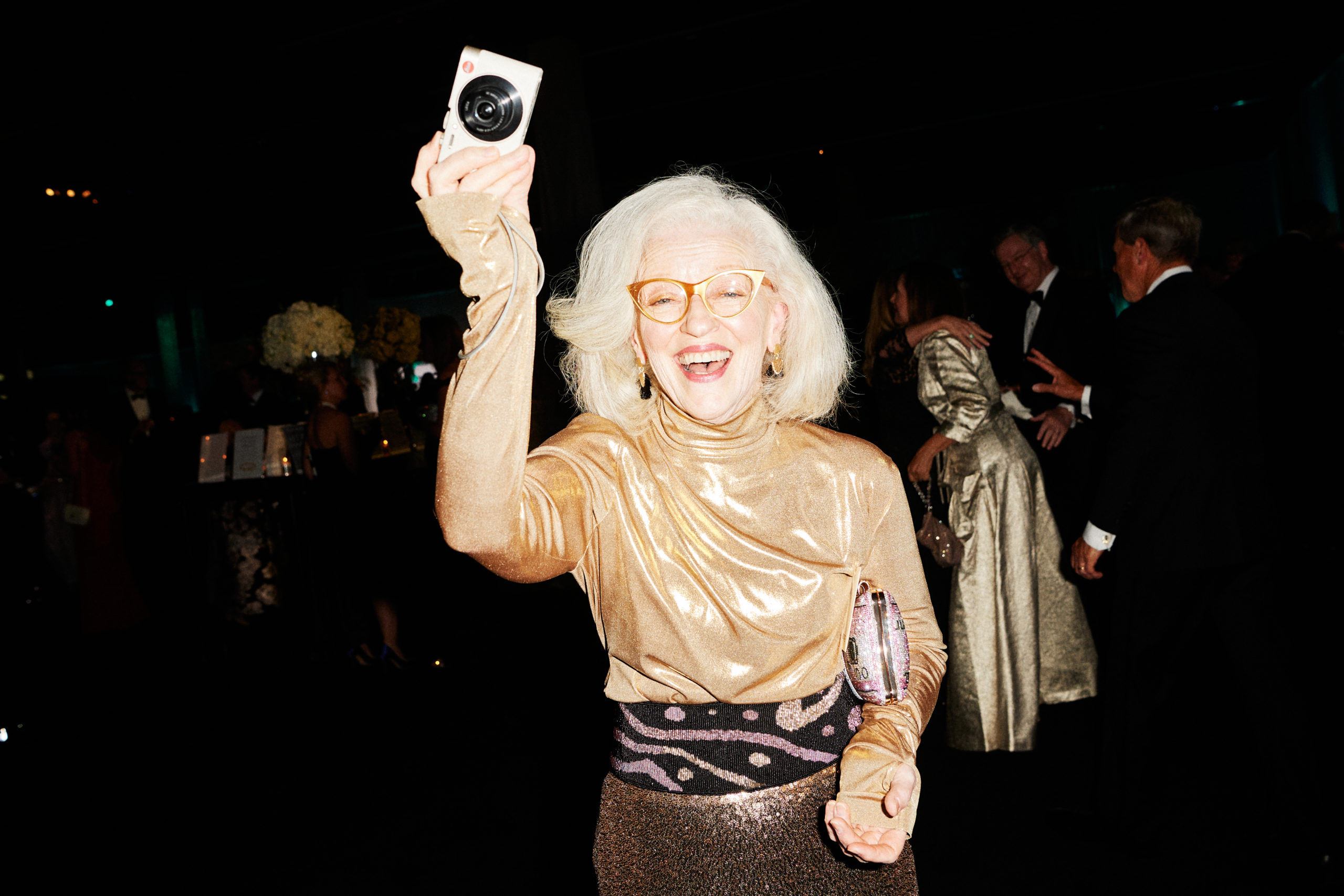Nancy Lamb documents the night. (Photo by Jonathan Zizzo)