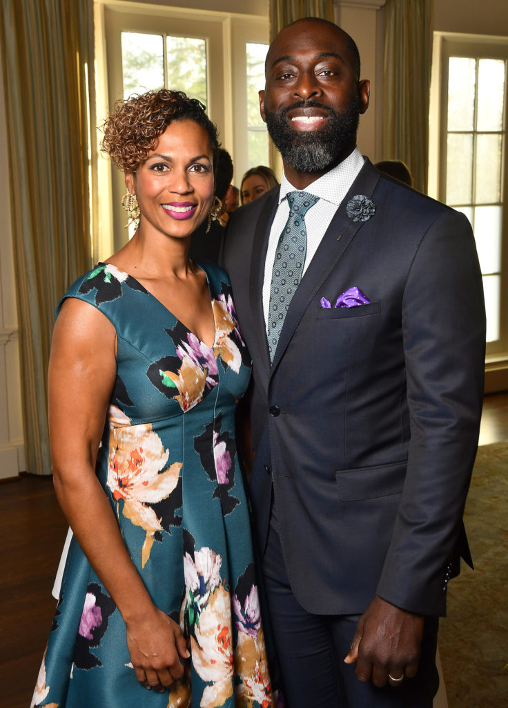 Noel & Kojo Mensah at the Avondale House dinner (Dave Rossman photo)