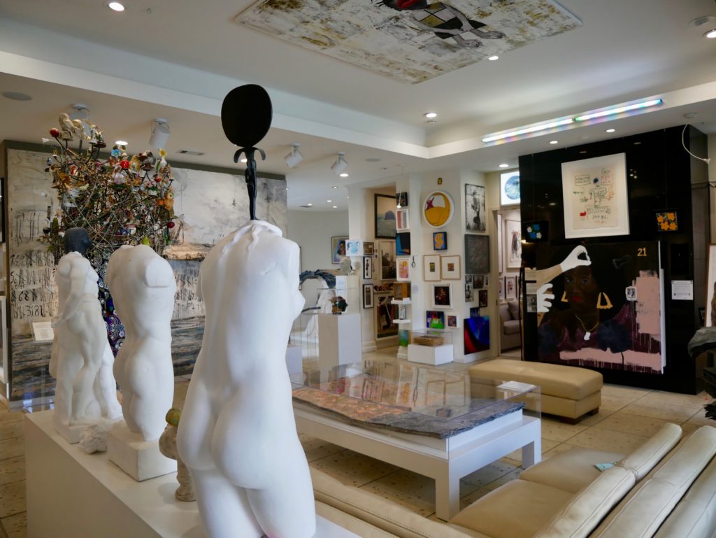 The Marks Collection boasts floor to ceiling artwork.