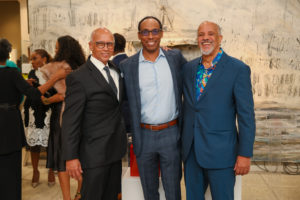 Honorary chair Percy Creuzot, Keith Richard, Arthur Bracey (Photo by Johnny Than)