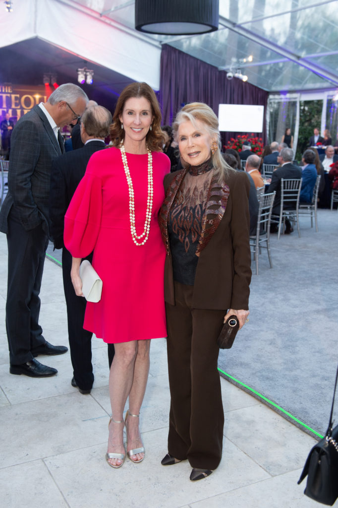 Phoebe Tudor, Joan Schnitzer at the MD Anderson Cancer Center 80th anniversary celebration. (Photo courtesy of MD Anderson)