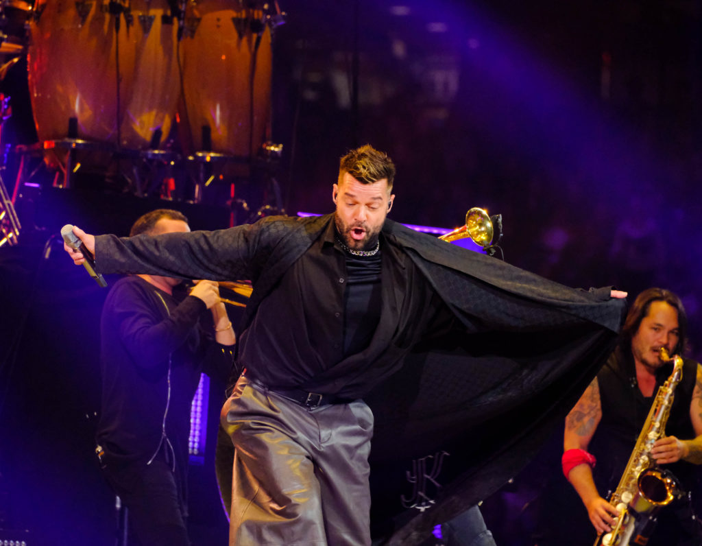 Ricky Martin knows how to entertain. (Photo by F. Carter Smith)