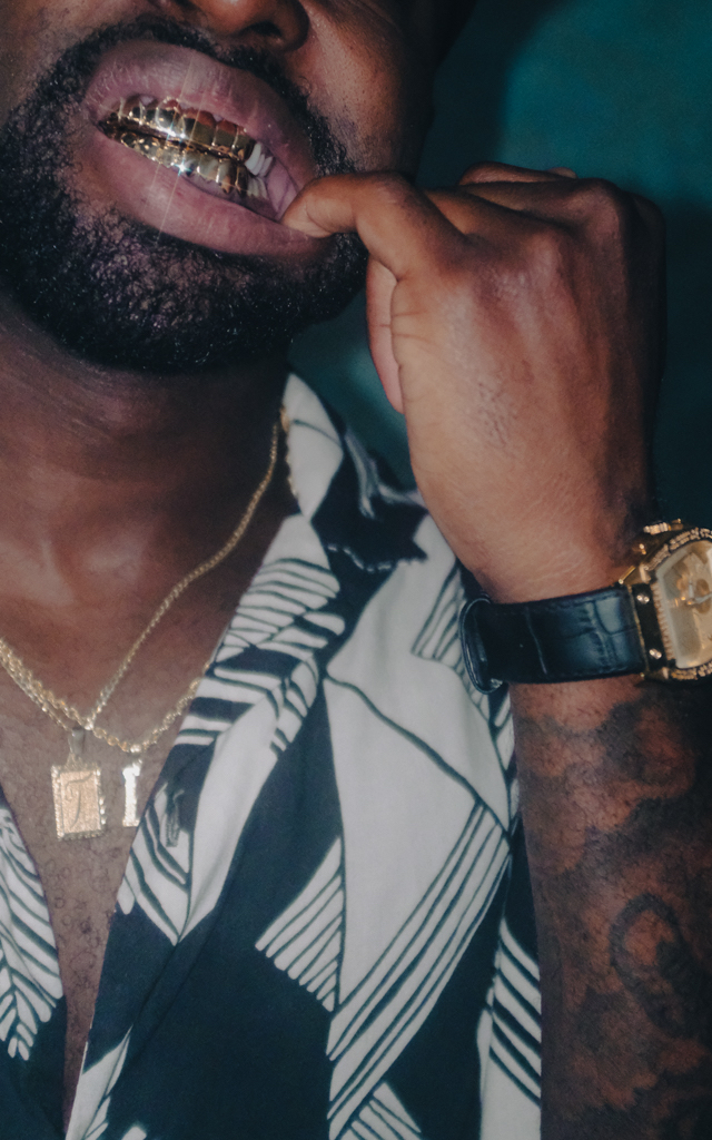 Made in collaboration with JBW Watches, a luxe timepiece can be spotted in almost every shot. 