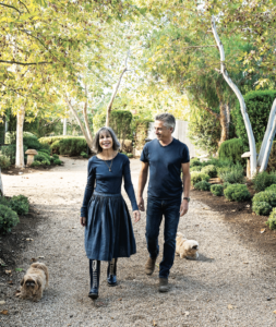 Brooke and Steve Giannetti at Patina Farm, Ojai