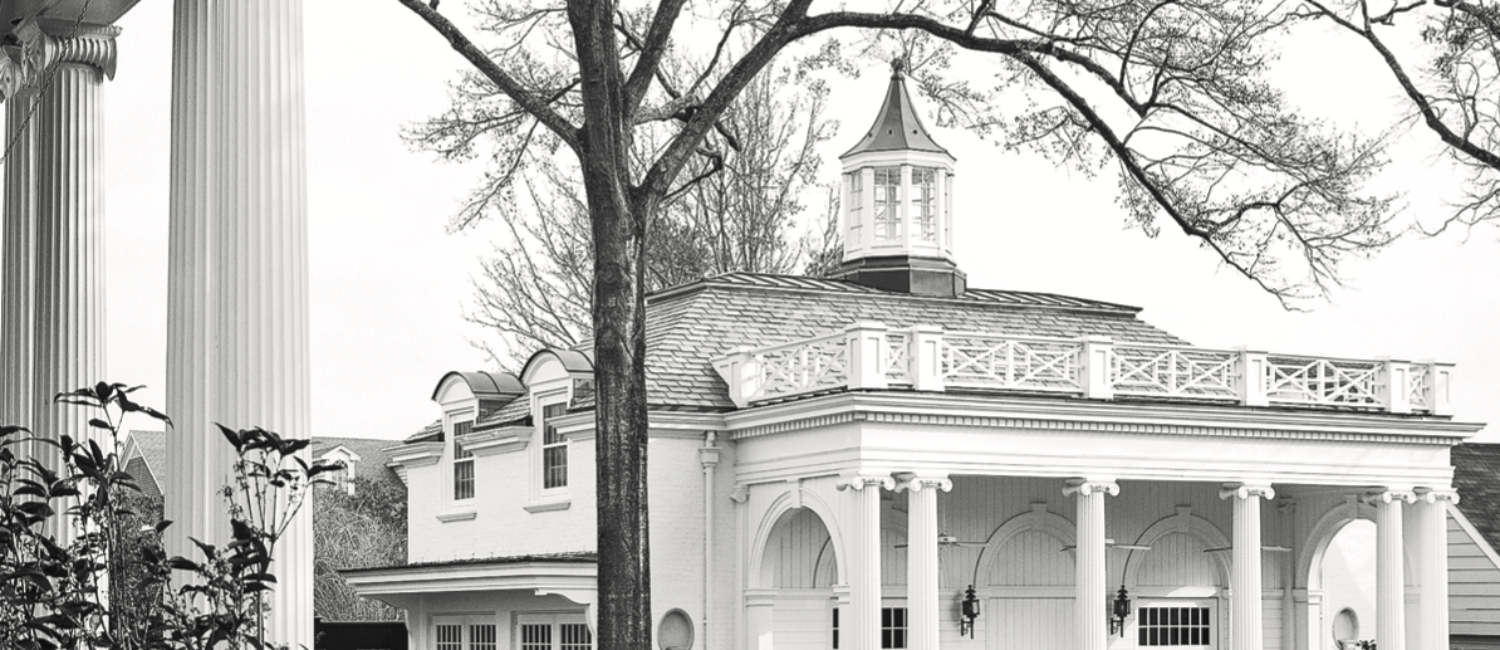River Oaks house and garden pavilion, designed by Curtis & Windham