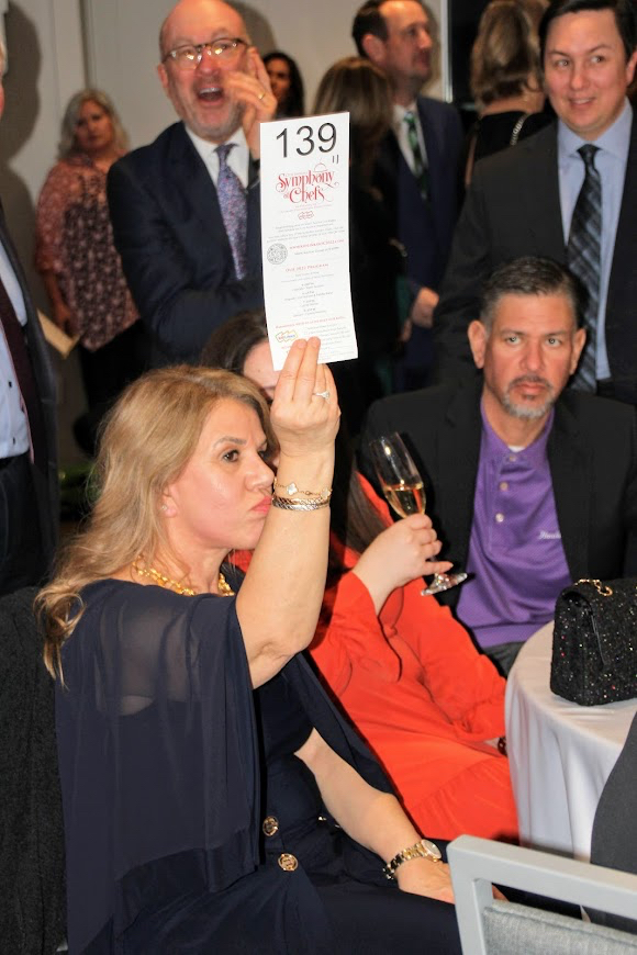 Simin and Ron Rinard were two of the evening's big live auction winners. 