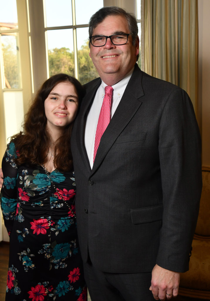 Tenley Wolff, Ed Wolff at the Avondale House dinner (Dave Rossman photo)
