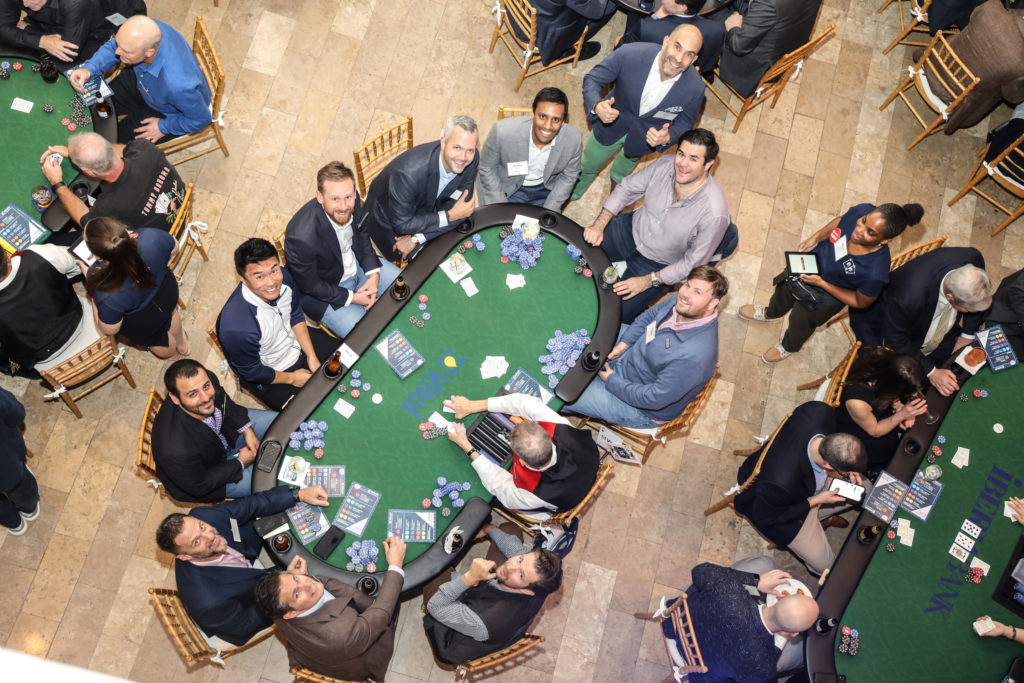 Vitol players at the Oil & Gas Texas Hold 'Em tournament  (Photo by Priscilla Dickson)