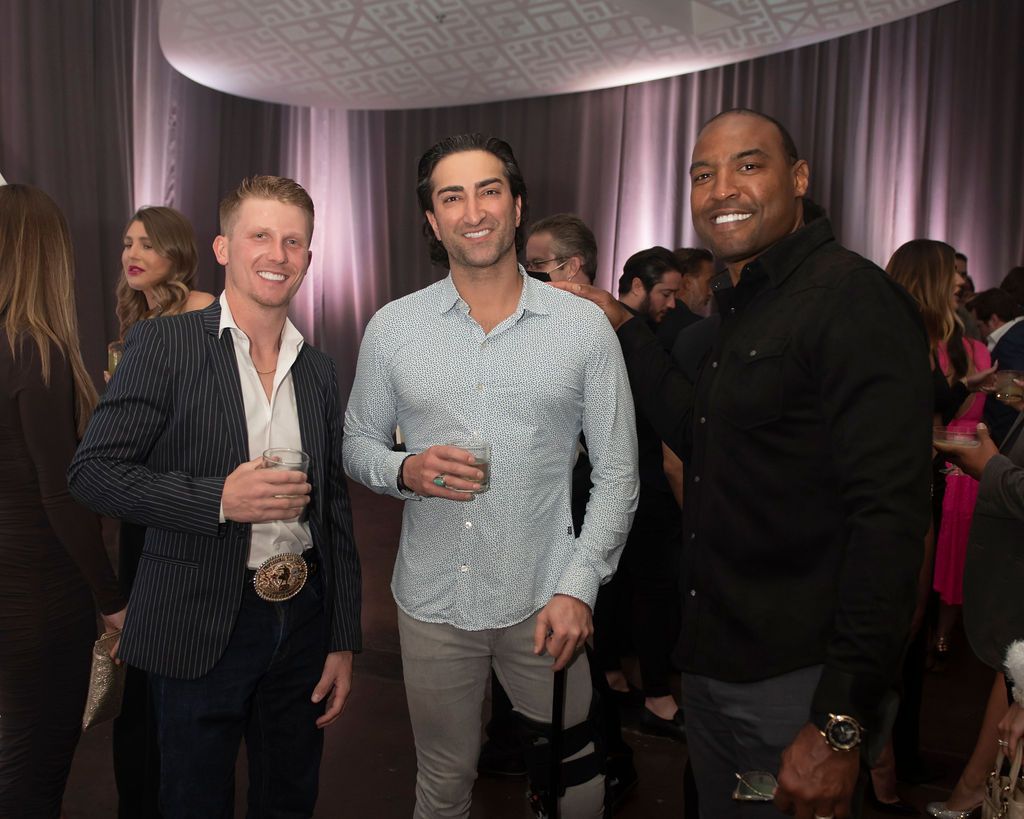 Cooper Davis, Amir Mortazavi, Darren Woodson. (Photo by Tamytha Cameron)