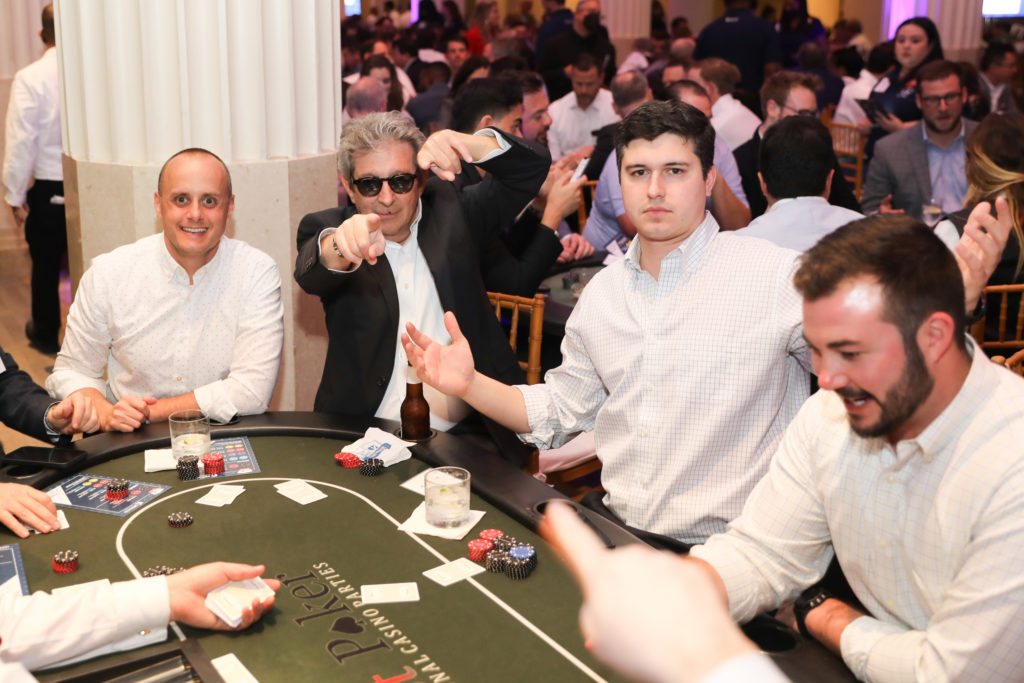 Brad Molden, Doug Martin, Matt Petroccio at the Oil & Gas Texas Hold 'Em tournament  (Photo by Priscilla Dickson)