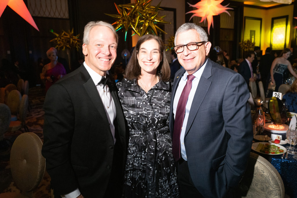 Dr. Marc Boom, Roberta Schwartz, Dr. Paul Klotman (Photo by Daniel Ortiz)