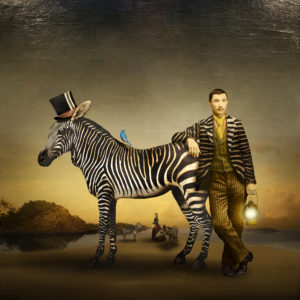 Maggie Taylor’s “In Good Company,” 2021, at Catherine Couturier Gallery (Courtesy the artist and Catherine Couturier Gallery)