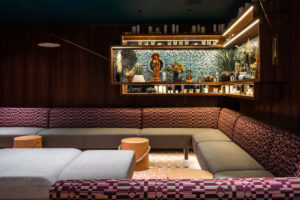 178 Corner banquette at Apatito, the speakeasy at La Mina