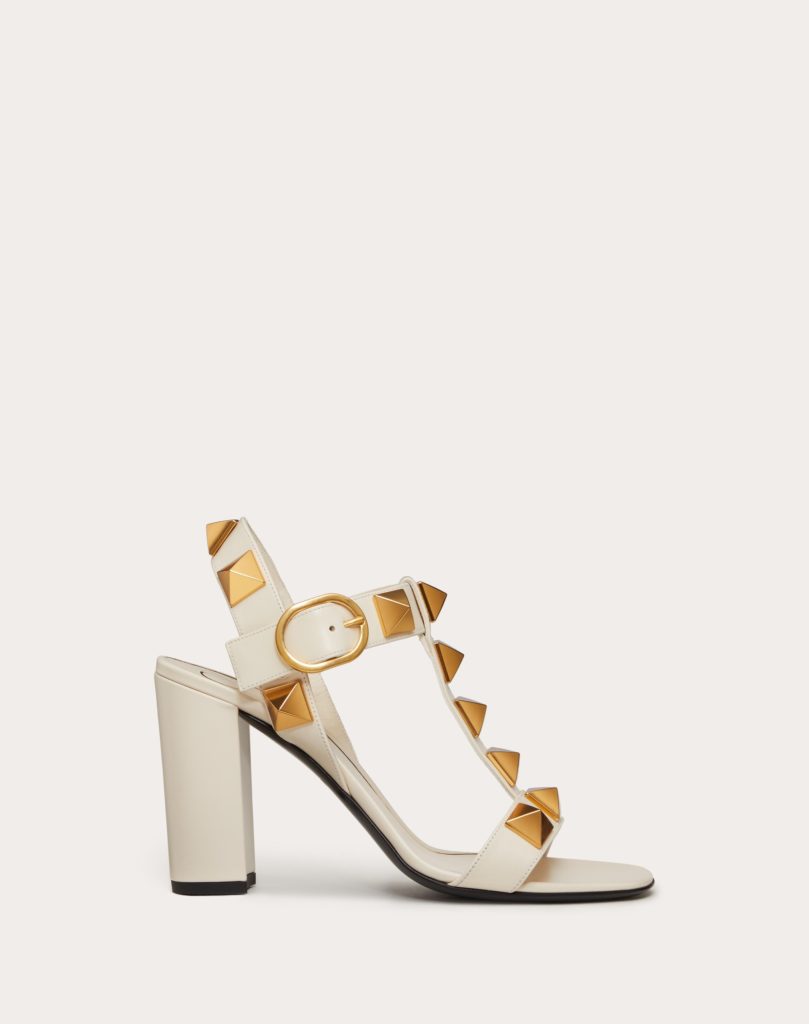 Valentino Garavani Roman Stud Calfskin Sandal ($1,100)