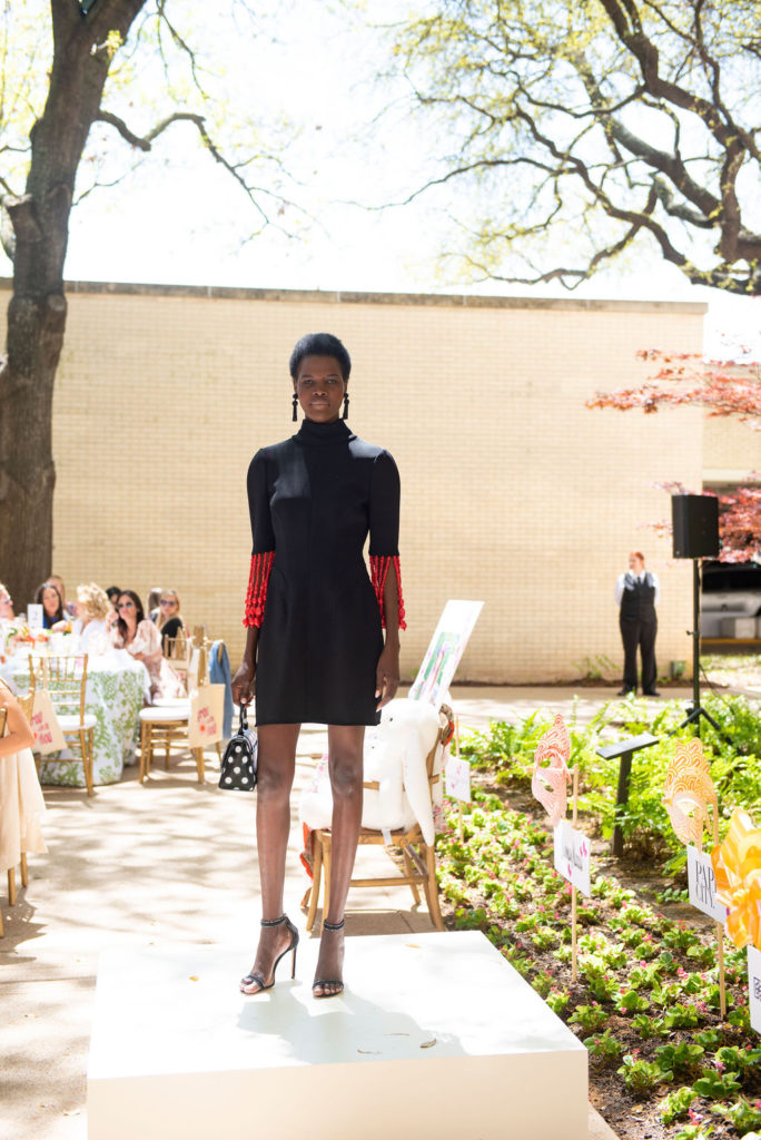 Dec My Room models sported spring fashions from Neiman Marcus. (Photo by Tamytha Cameron)