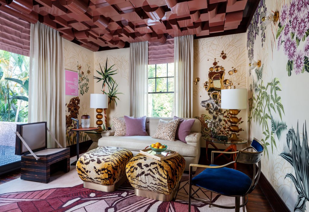 Philip Gorrivan’s Sala Exotico at Kips Bay Decorator Show House Palm Beach 2022