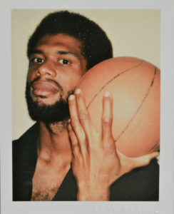 446_Schacky Art & Advisory, Andy Warhol, Kareem Abdul-Jabbar, 1977, Polaroid, 10.8 x8 8.6cm, 4 ¼ x 3 ½ in, Unique