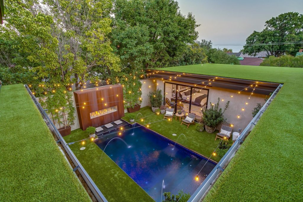 Always green with high quality turf grass system.