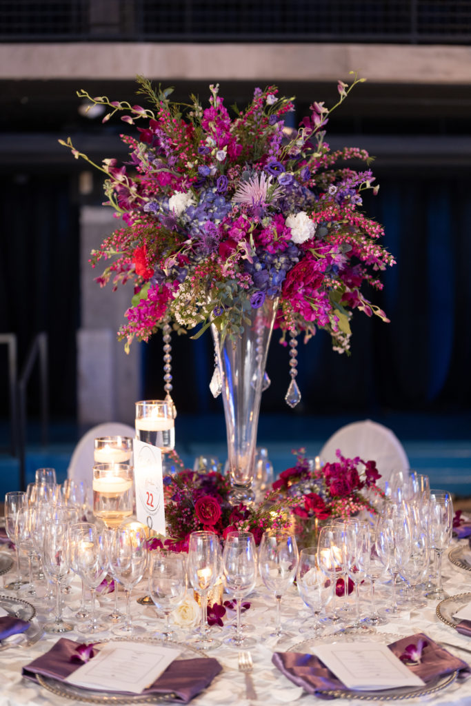 Each chef/restaurant decorated their tables in line with the menu prepared for the Bon Vivant Dinner. (Photo by Daniel Ortiz)